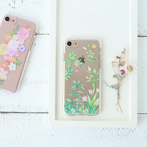Flower Jelly clear case - iPhone7